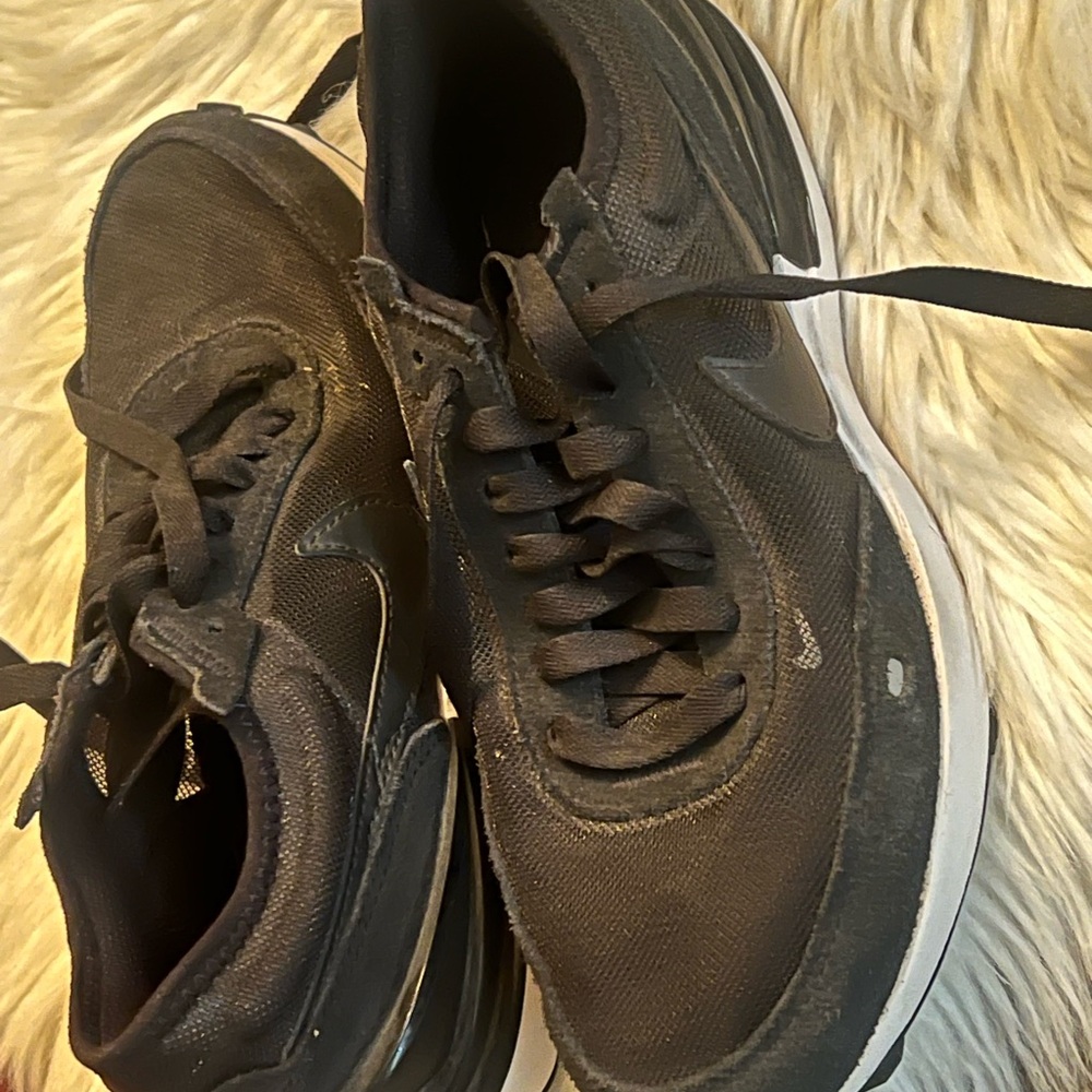 Kids Nike Waffle One Black Sneakers Low-Top Lifestyle Design